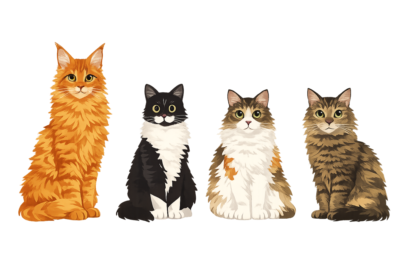 Chico, Bartolomeu, Elis e Agnes